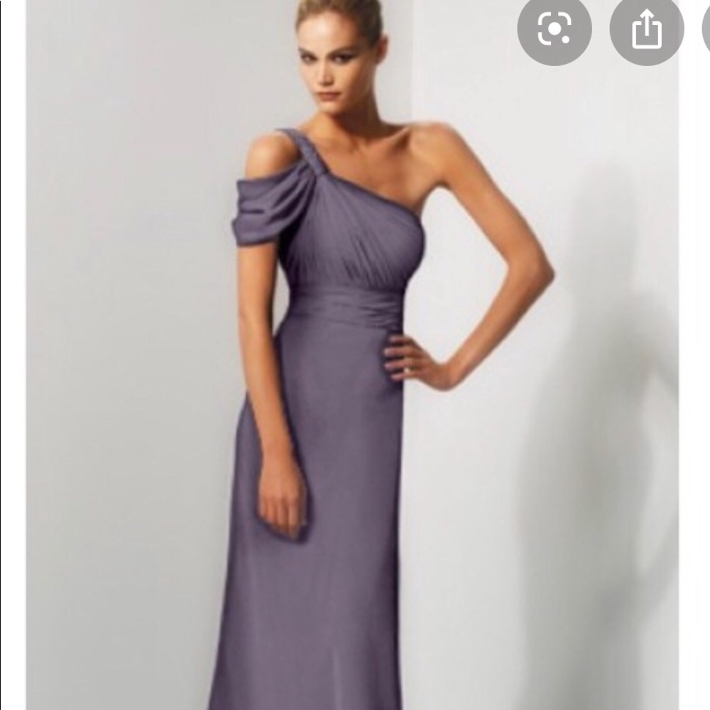 Bari Jay bridesmaid dress style 644 grey